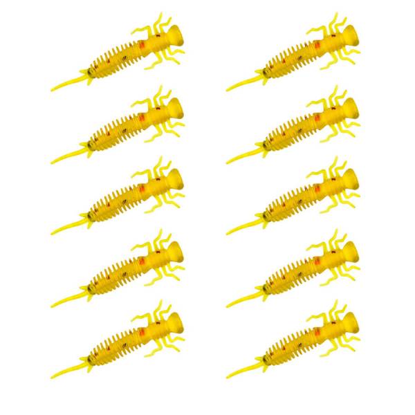 Senshu Nymph Crawler 4cm, 10 Stk Olive Red FLK