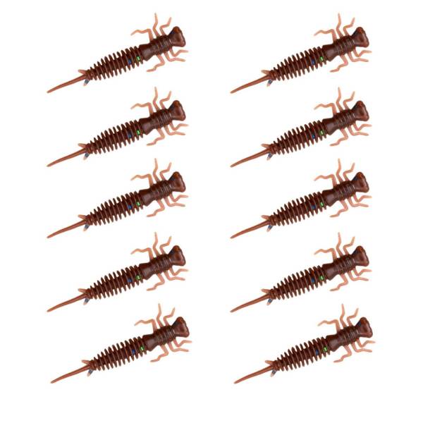 Senshu Nymph Crawler 4cm, 10 Stk Blue Cinnamon