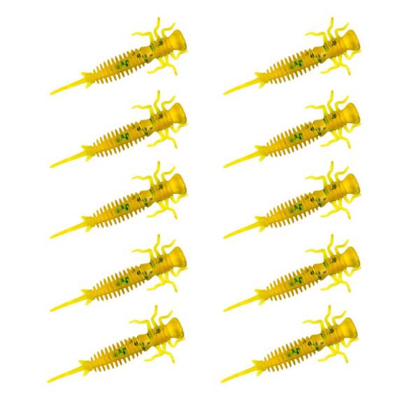 Senshu Nymph Crawler 4cm, 10 Stk Olive Green FLK