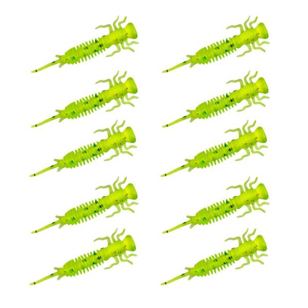 Senshu Nymph Crawler 4cm, 10 Stk Chartreuse