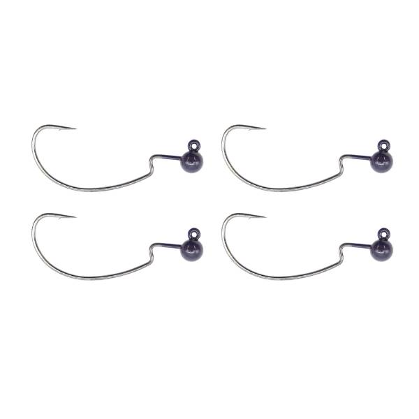 Tackle Porn Tungsten Weighted Offset Hook Schwarz 1g