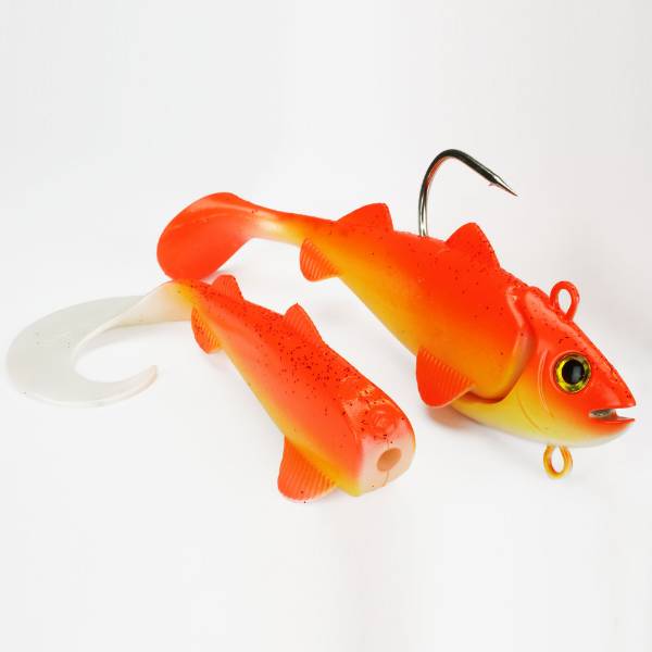 Team Deep Sea Gummifisch Hightide Sea Shad UV Rotbarsch 300g