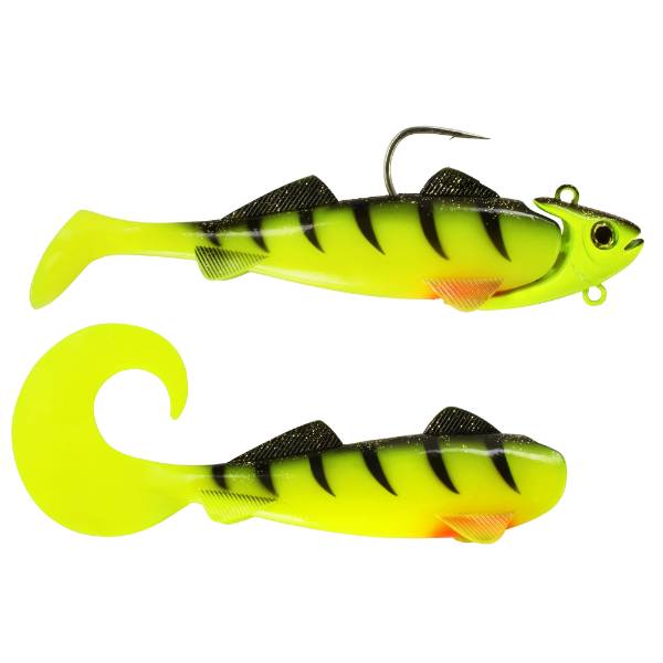 Team Deep Sea Gummifisch Hightide Sea Shad UV Chartreuse Ghost 300g
