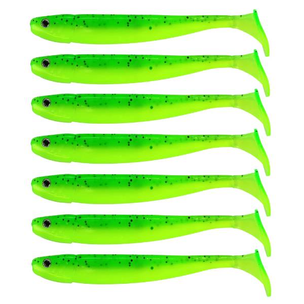Eurocatch Fishing Jig n Swim Shad Chartreuse - 5cm (2)