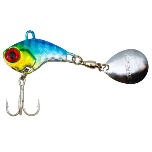 Senshu Tetracup Jig Spinner 65mm 21g Blue Silver