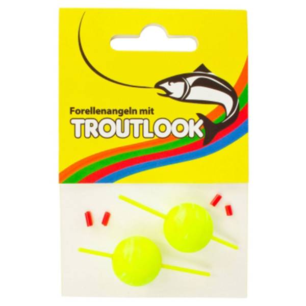 Troutlook Plug-in Pilot Gelb 2 Stück 18mm