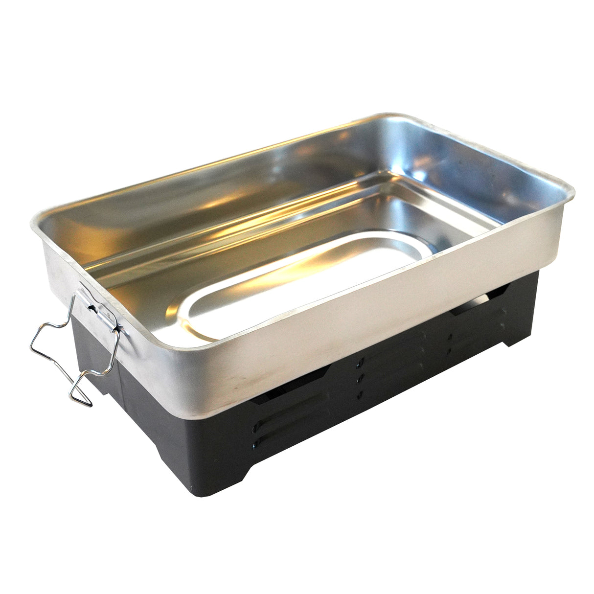 Eurocatch Edelstahl Tischräucherofen Deluxe 40x25x19cm