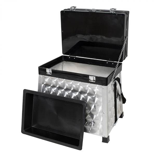 Roy Fishers Sitzkiepe 2 Schubladen