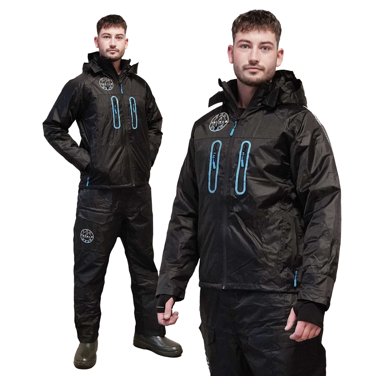 Angel Bekleidungsset mit Thermoanzug Socken Cap und Handschuhen