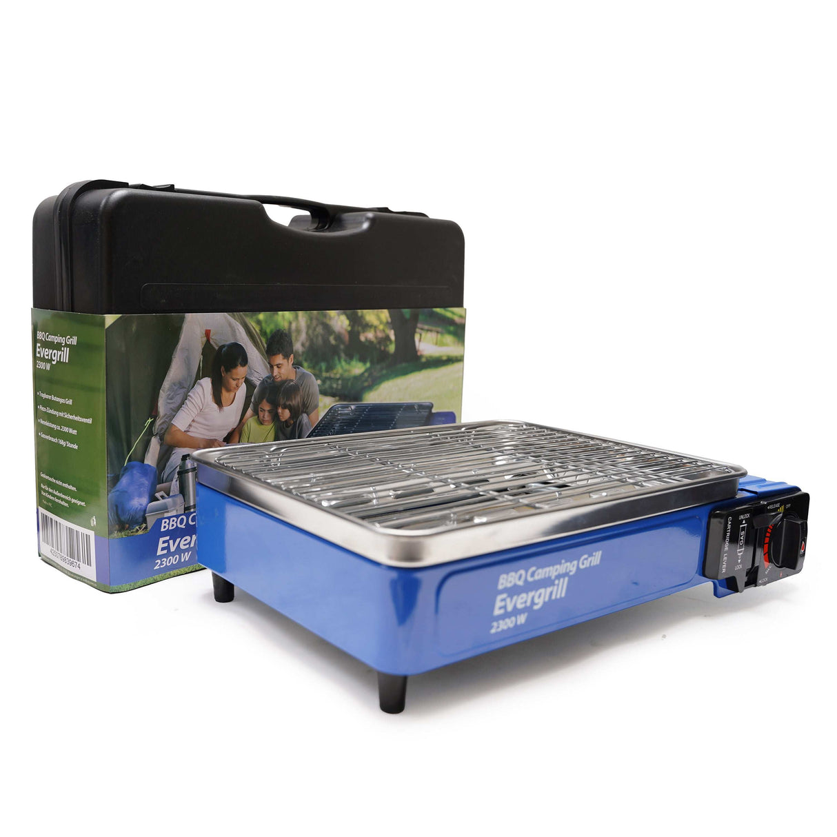 Eurocatch Butangas Campinggrill Evergrill – Gasgrill Nur Gerät (ohne Kartuschen)