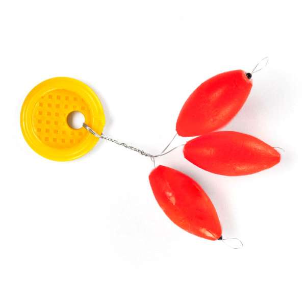 Troutlook Pilot Spy Rugby Rot 10mm (3 Stück)