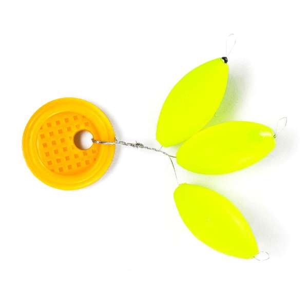 Troutlook Pilot Spy Rugby Gelb 10mm (3 Stück)