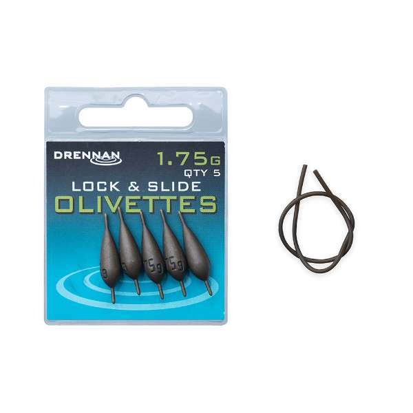 Drennan Olivettes Lock & Slide Blei 1.75g
