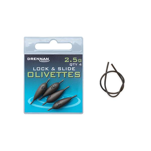 Drennan Olivettes Lock & Slide Blei 2.50g