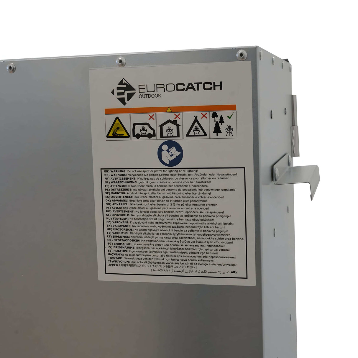 Eurocatch Magnum Räucherofen | 80x40x27,5cm | Inkl. Thermometer