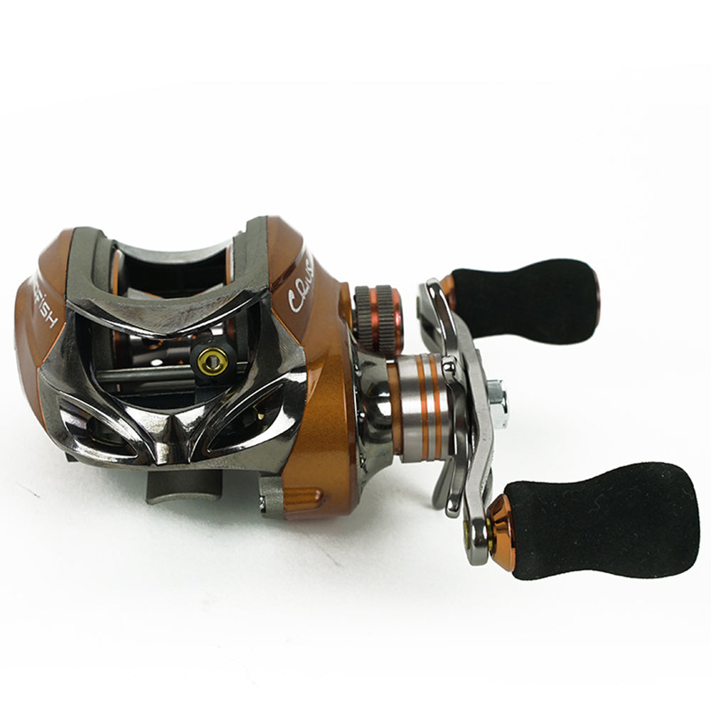 Profish Crius Baitcast Rolle LH 7.0:1 Braun