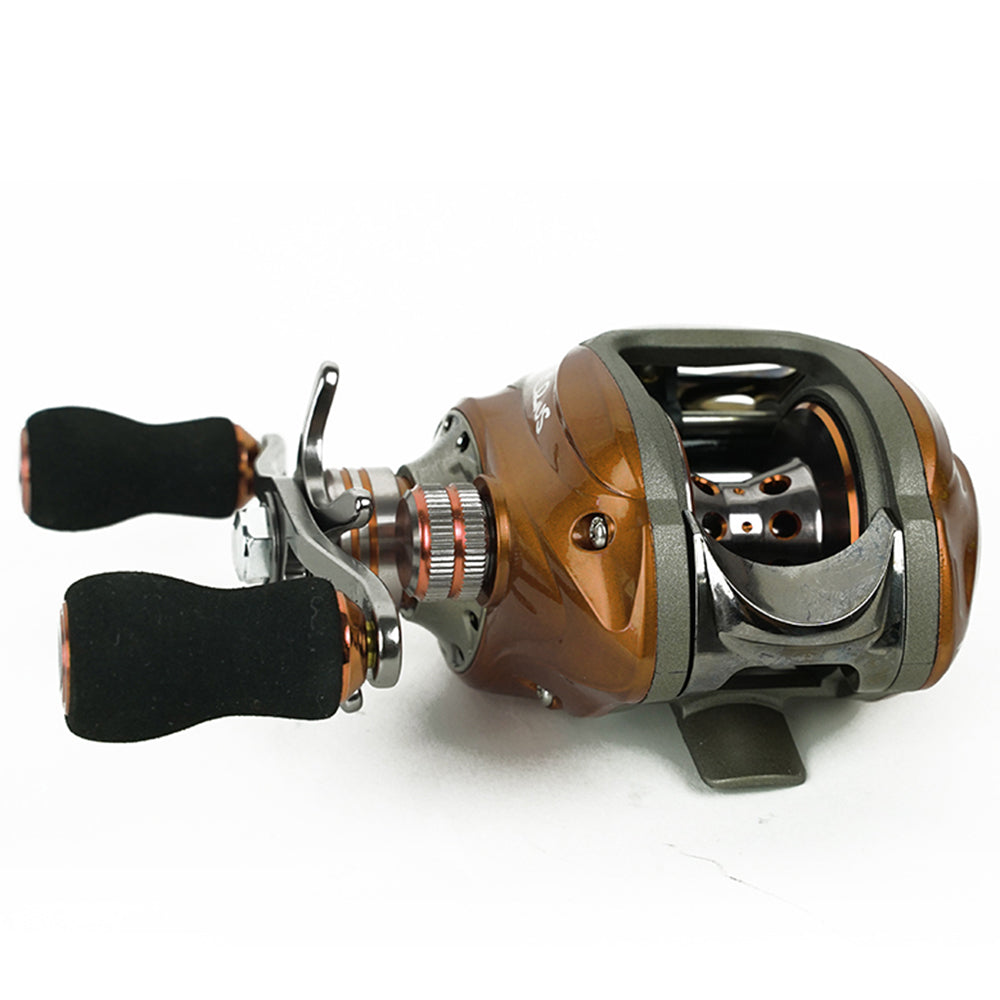 Profish Crius Baitcast Rolle LH 7.0:1 Braun