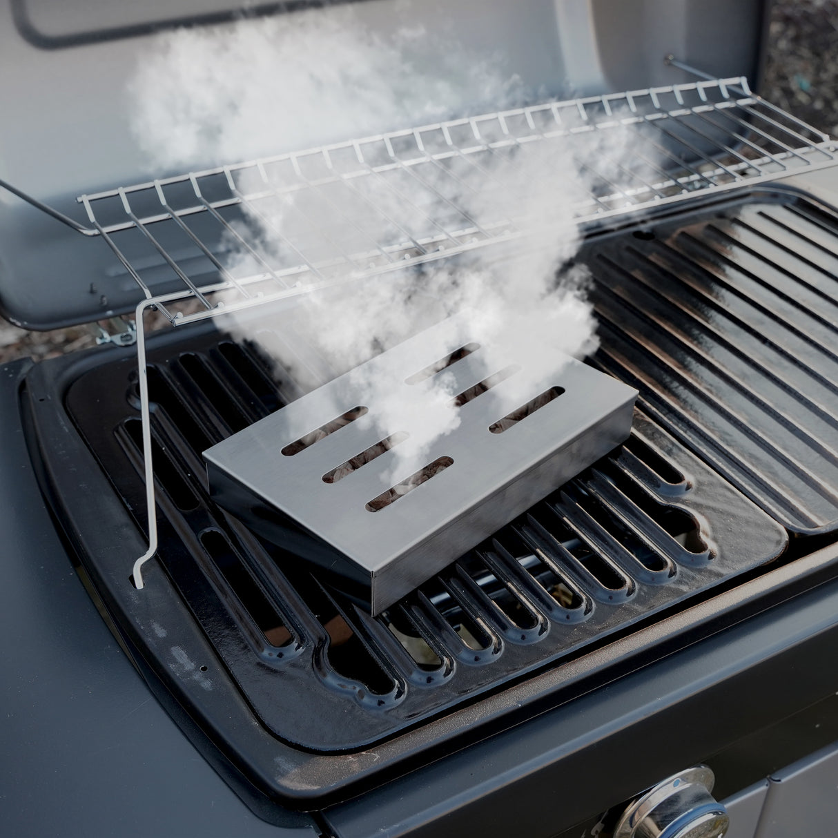 Eurocatch Räuchermehl Set mit Edelstahl Räucherbox 3x4L