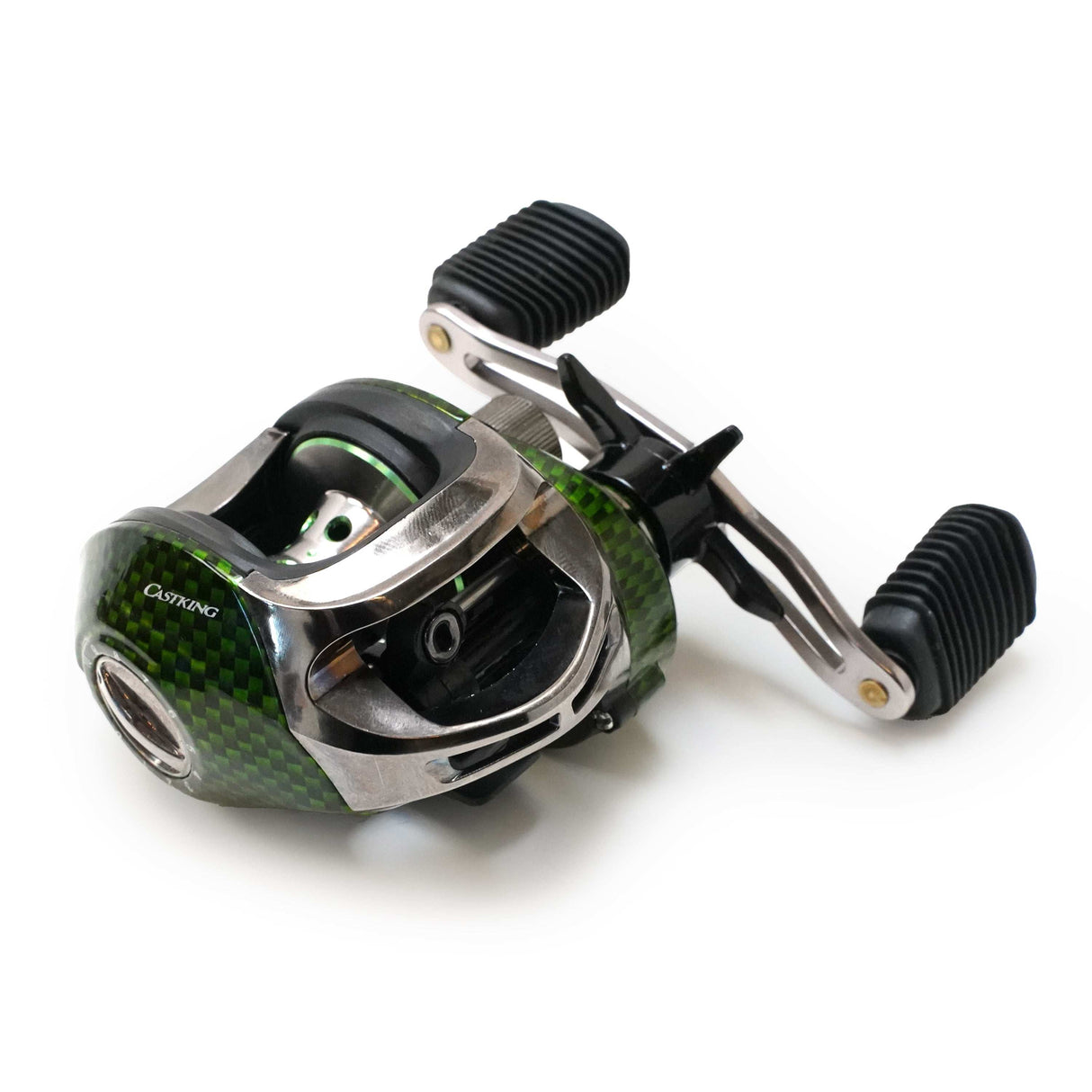 Traxis CastKing LH Baitcast Rolle Carbon Green