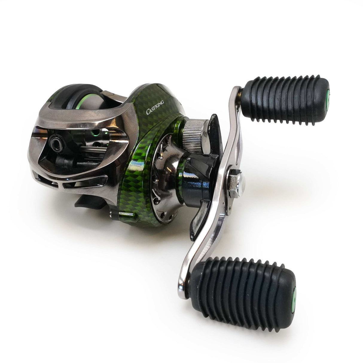 Traxis CastKing LH Baitcast Rolle Carbon Green