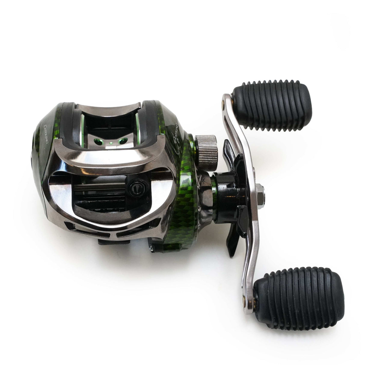 Traxis CastKing LH Baitcast Rolle Carbon Green