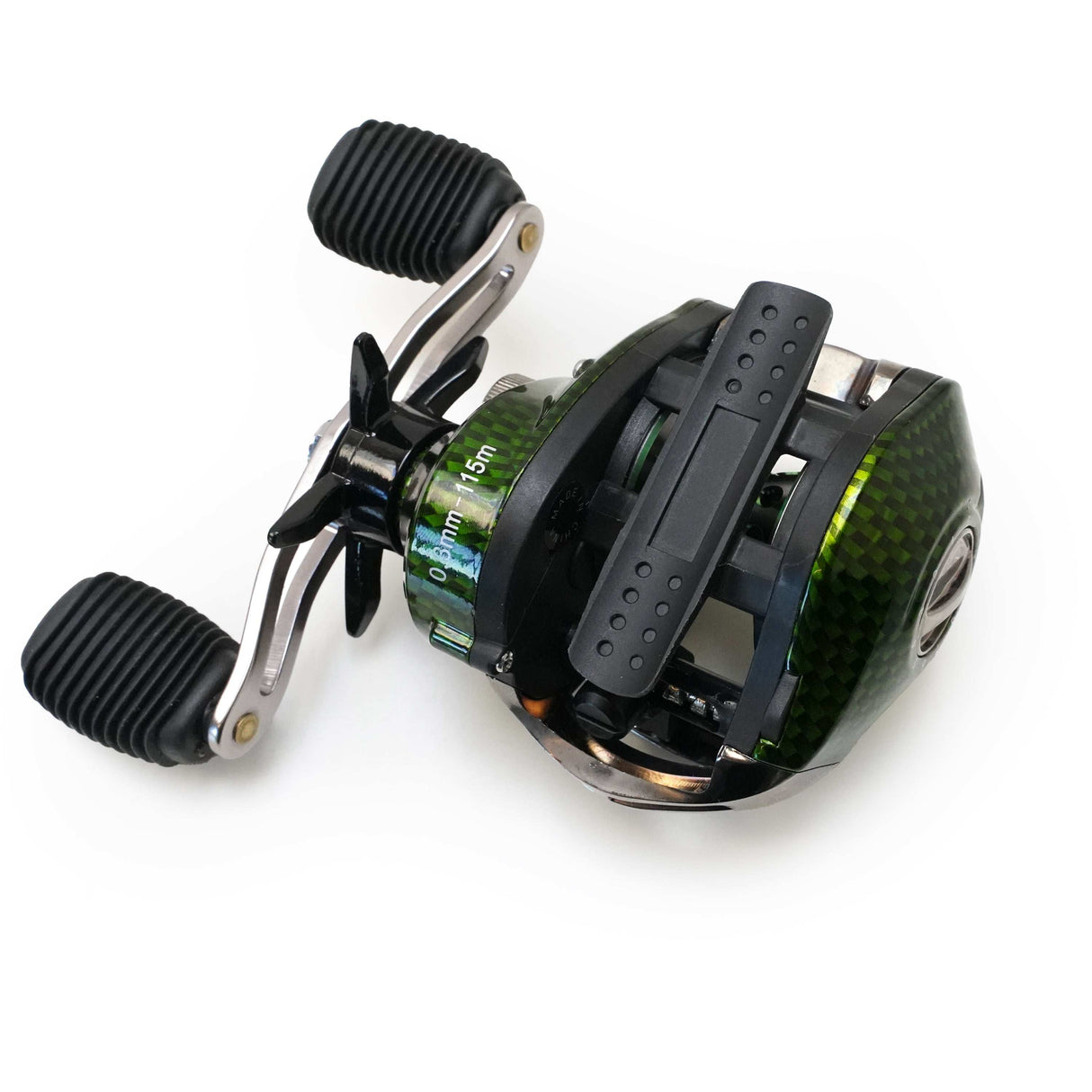 Traxis CastKing LH Baitcast Rolle Carbon Green