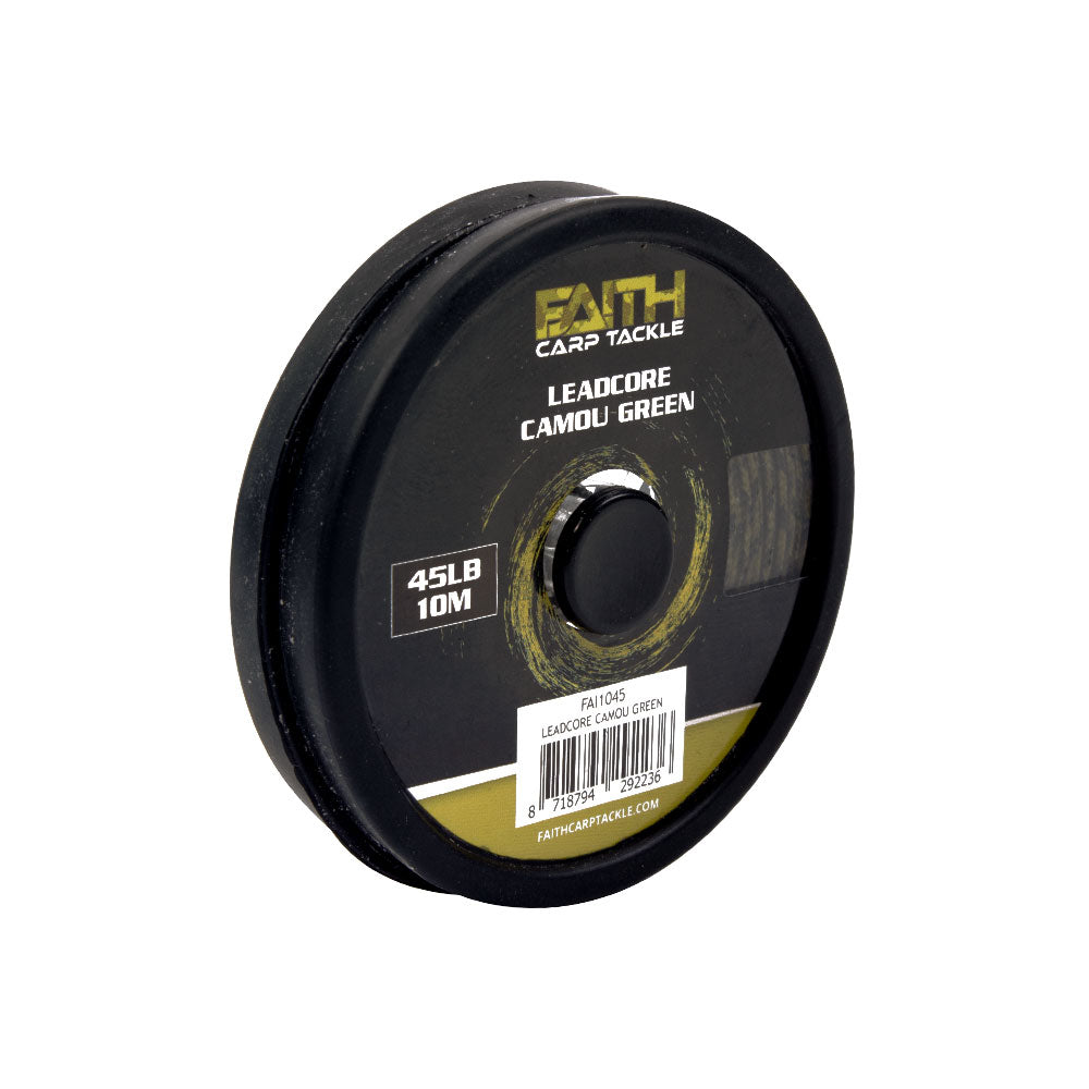 Faith Leadcore Tarngrün 45lb | 10m