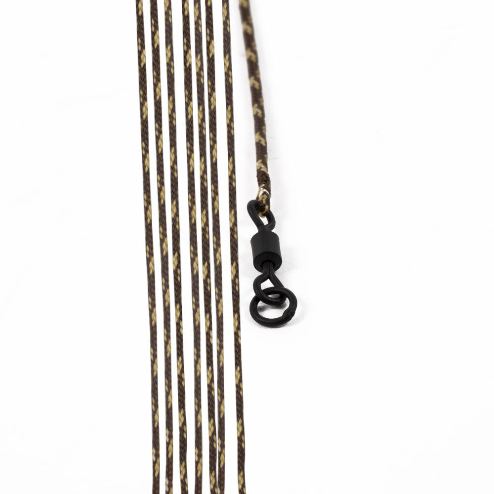 Faith Downflex Leader 120cm | Loop & Swivel