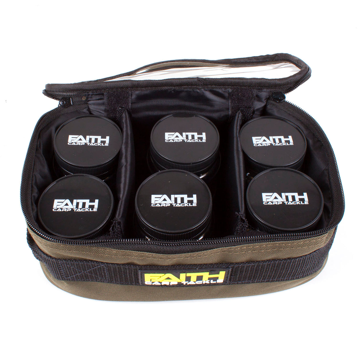 Faith Pop-Up-Tasche | Inkl. 6 Dip-Tiegel | 25x14x10cm