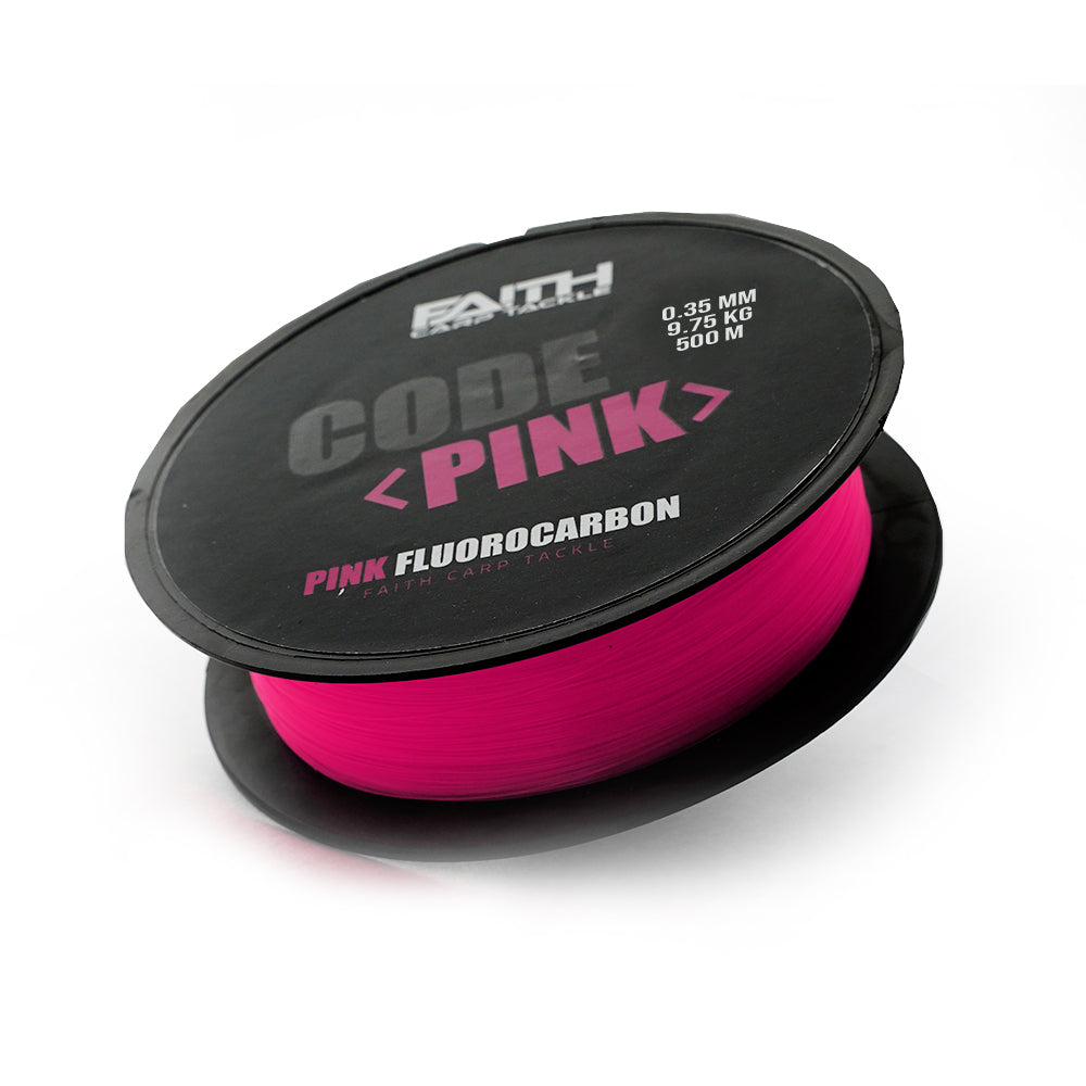 Faith Code Pink | Fluorocarbon | Nylon | 0.35mm | 500m | 9.75kg