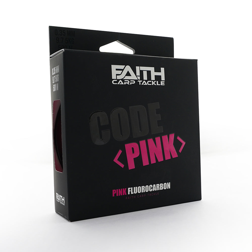 Faith Code Pink Fluorocarbon Angelschnur 0.40mm – 500 Meter