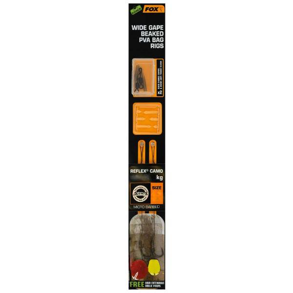 Fox Edges Wide Gape PVA Ready Rig Gr. 8