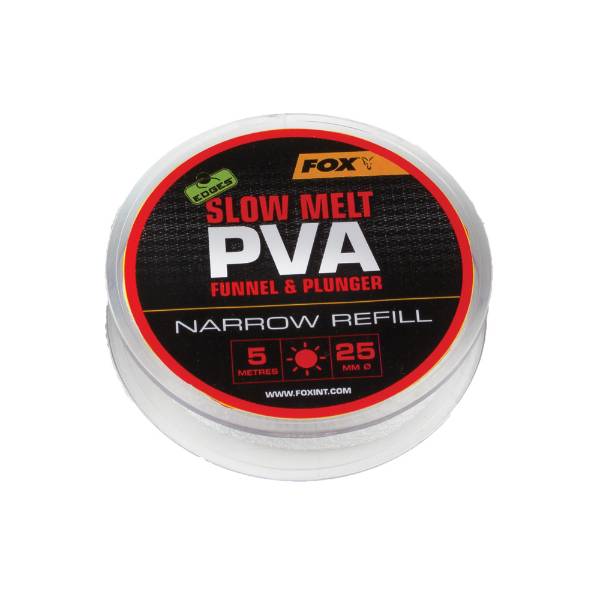 Fox Edges Slow Melt Narrow PVA Refill 25mm 5m