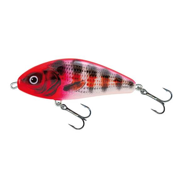 Salmo Fatso Sinking | Jerkbait | 10cm Hollow Red Head Striper