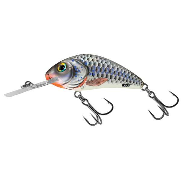 Salmo Rattlin Hornet Floating Wobbler Silver Holo Shad