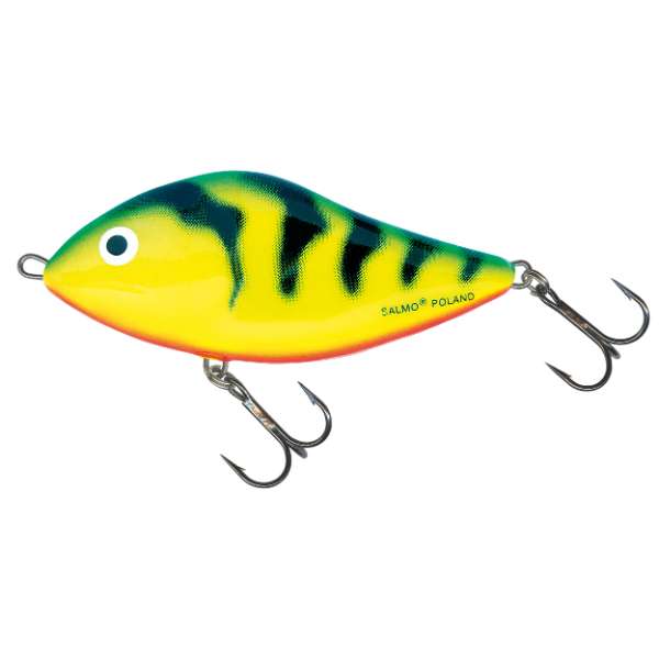 Salmo Slider Floating Jerkbait 10cm Green Tiger