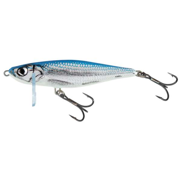 Salmo Thrill Sinking Wobbler – Holo Bleak 5cm 2.0 Blue Fingerling - 5cm
