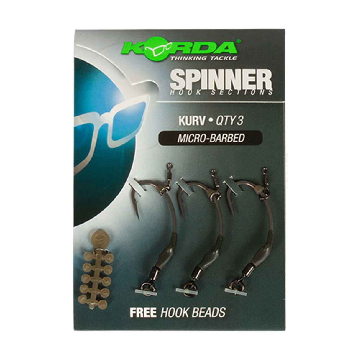 Korda Spinner Hook Sections Kurv 3 Stk.