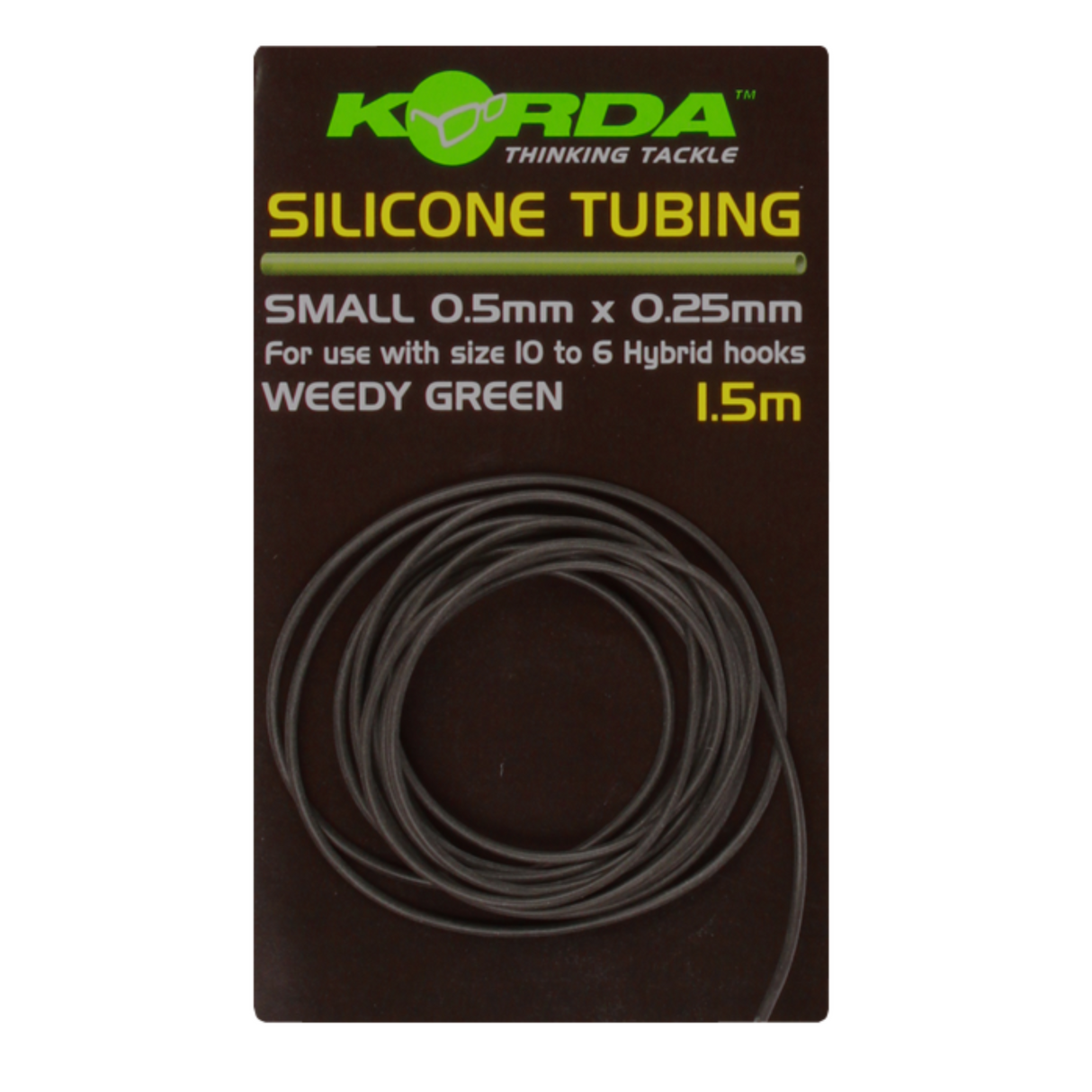 Korda Silikonschlauch Grün 1,5m