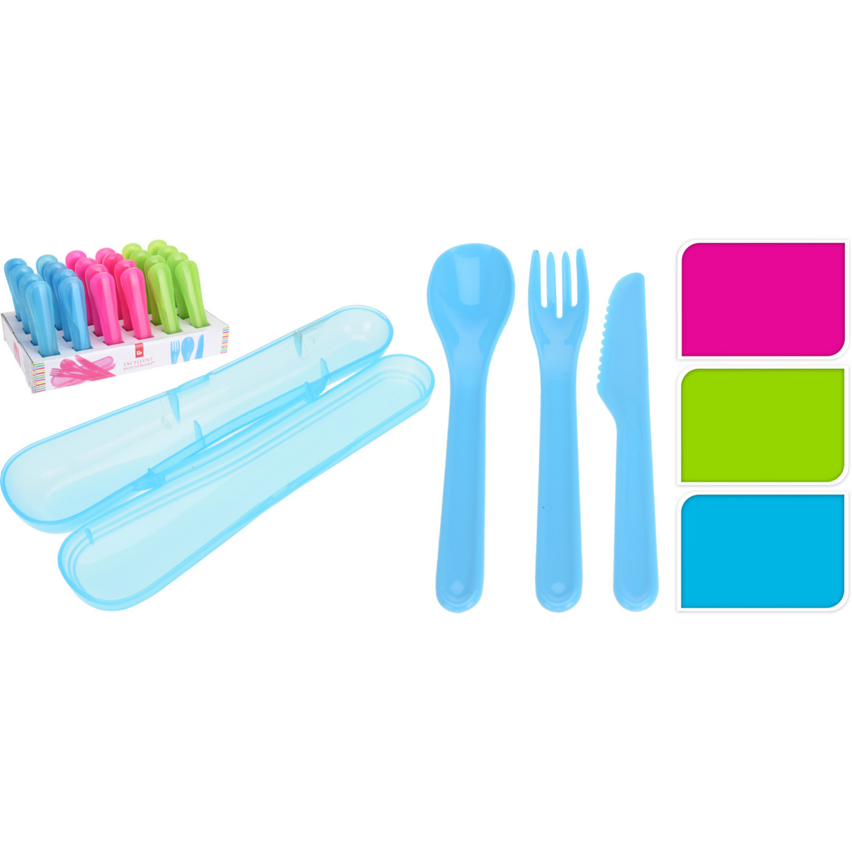 Eurocatch Outdoor Besteckset 3-teilig