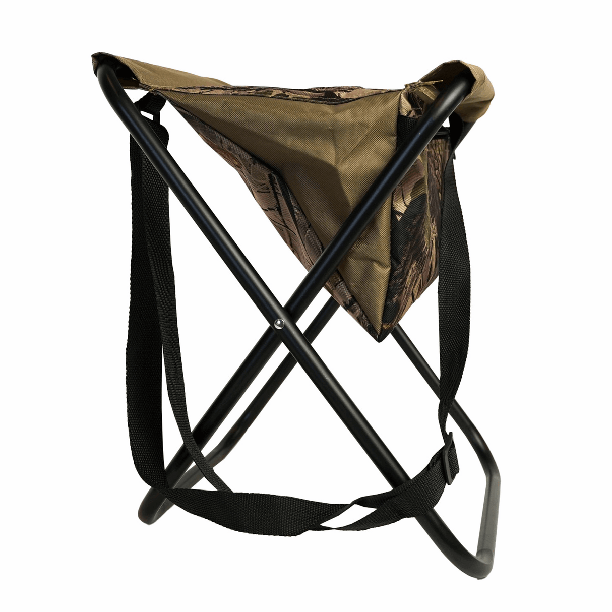 Eurocatch Klappstuhl Set für Angler – 2 Camouflage Hocker mit Rückenlehne und Tragetasche
