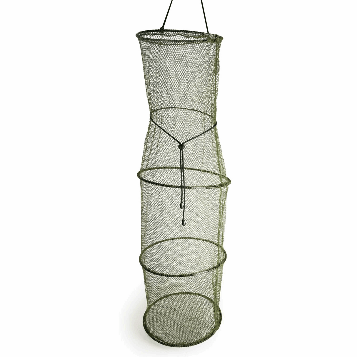 Eurocatch Garnelen Netz L Set mit 2 Netzen Aufbewahrungsnetz 30 cm und Holzstiel 107 cm