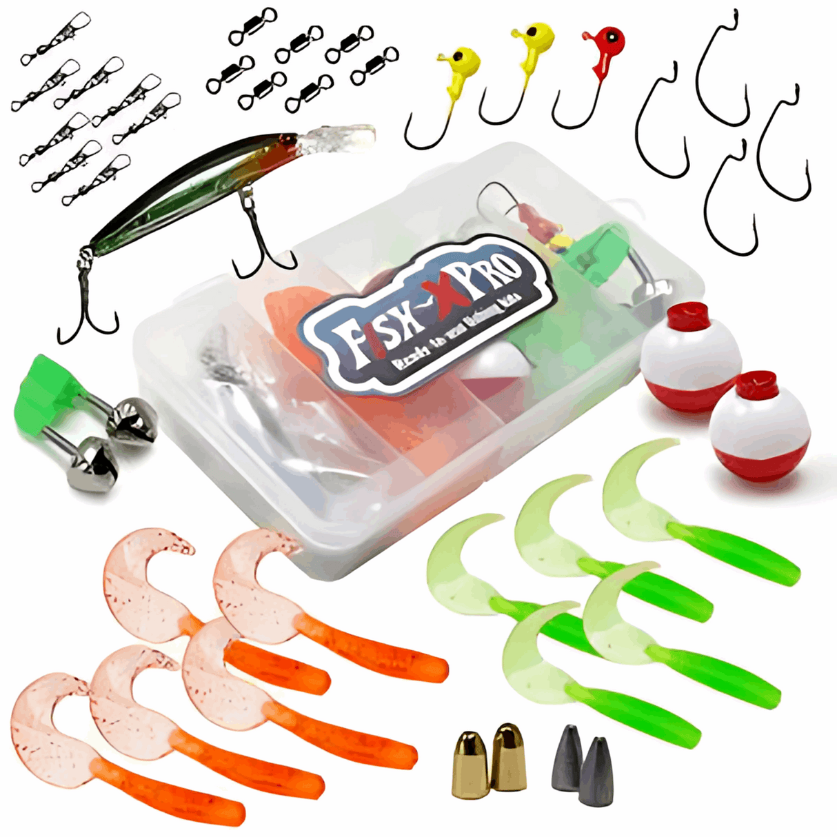 X2 | Komplettes Meeres- & Raubfisch-Angelset – Blue Drifter Travel Rute 2,70 m – Rolle 6000 – Geflochtene Schnur – Zubehör & Vorfächer