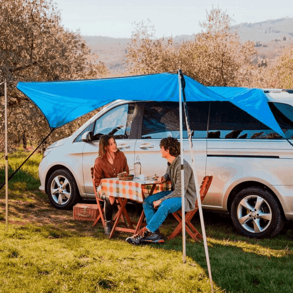 Wellactive | Wasserfeste Auto-Markise – Für Camper, SUV & Wohnwagen