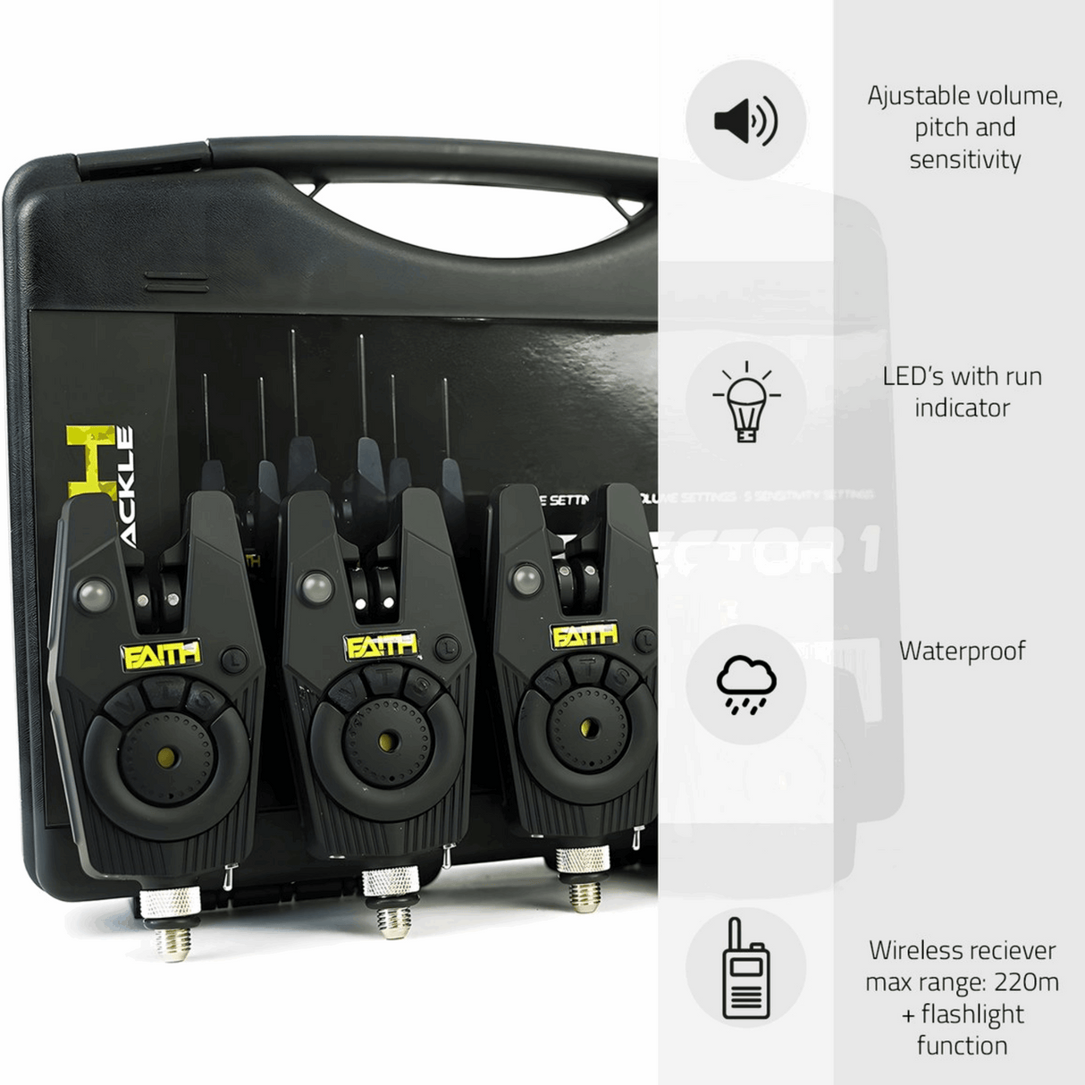 Faith Detector Set 3+1 – Bissanzeiger 3-Rod inkl. Swinger