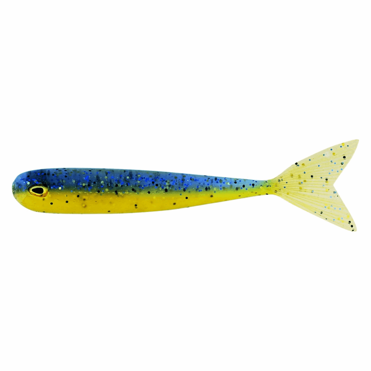 Westin Megateez V-Tail - 9cm - 4g - Blue N' Yellow - 3pcs