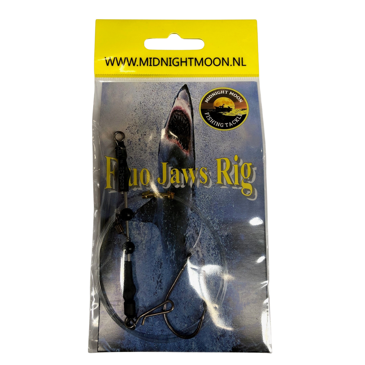 MidnightMoon Fluo Jaws Rig – Hai-Vorfach 2/0 Fluorcarbon