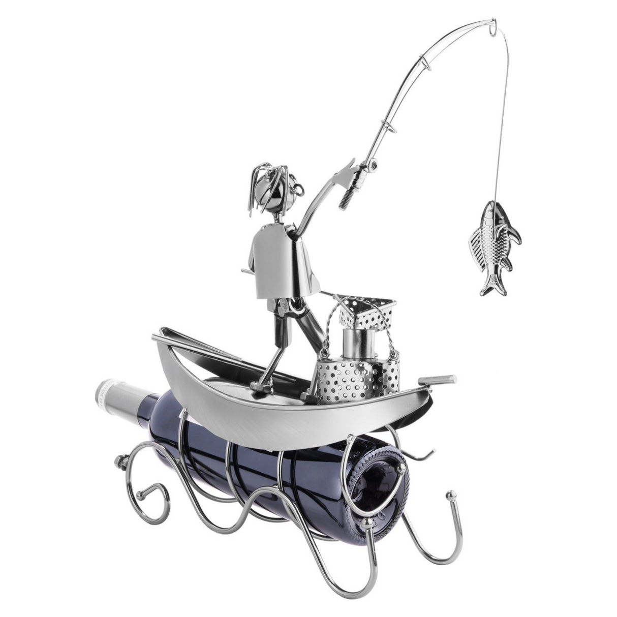 BRUBAKER Flaschenhalter Angler im Boot