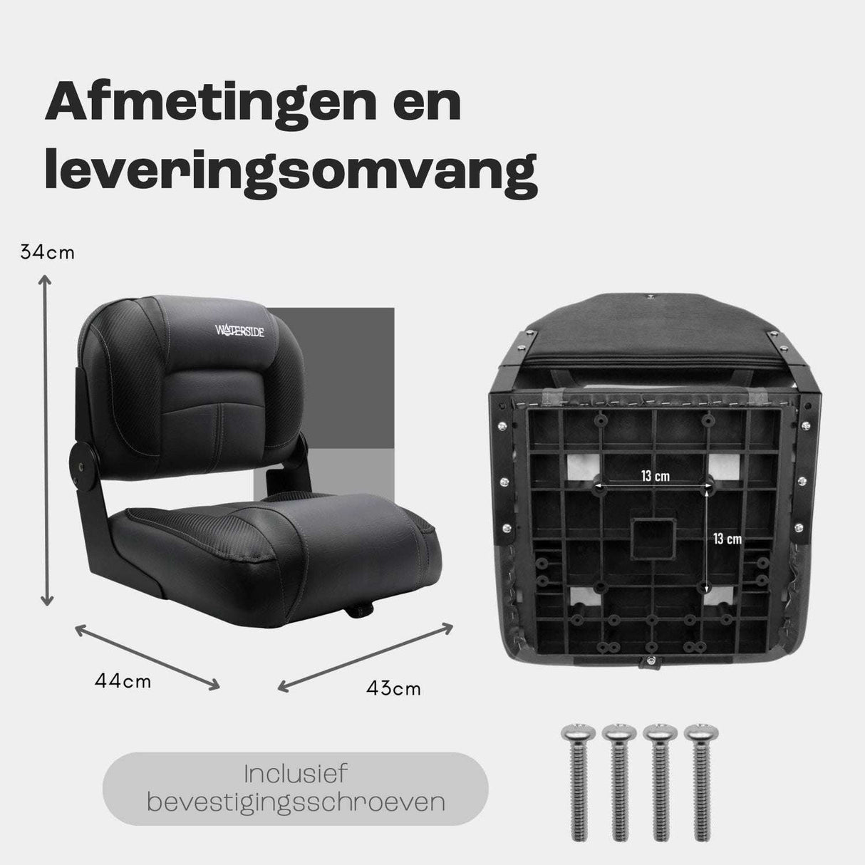 Waterside Luxus Low Back Bootssitz - Fynn