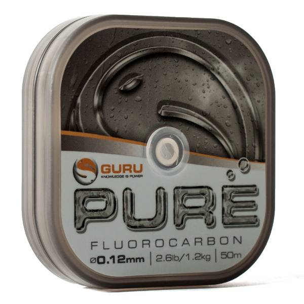 Guru Pure Fluorocarbon Schnur | 0.12mm | 50m